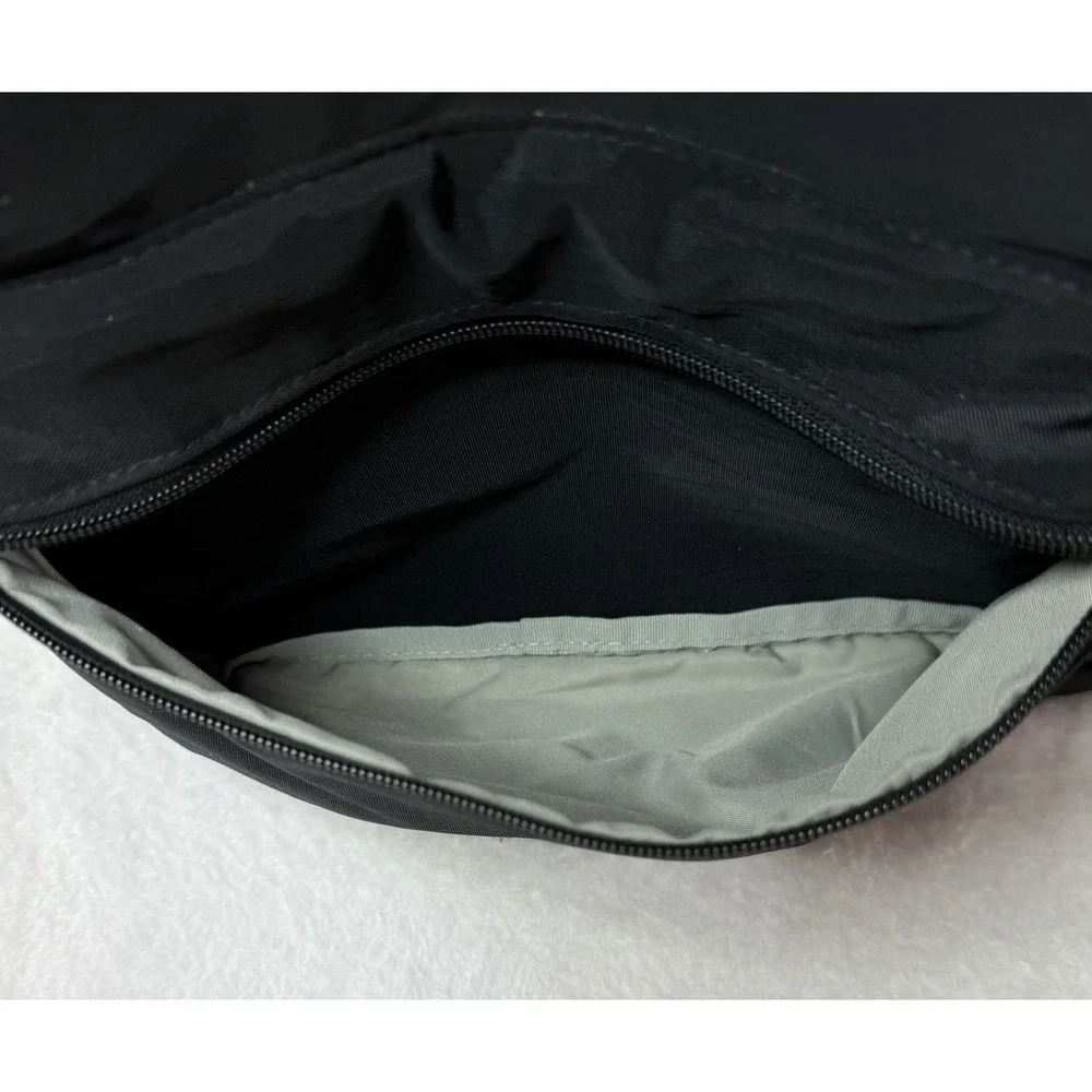 Baggallini‎ RFID Travel Backpack Black Nylon Laptop Carry On Organizer Bag